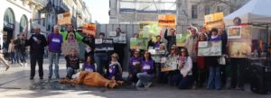 Compte rendu de l’action contre la chasse organisée par le Parti Animaliste le dimanche 23 février 2020