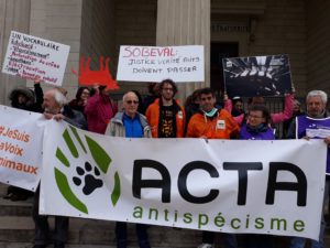Compte-rendu de la mobilisation citoyenne du samedi 29 février à Périgueux, contre l’abattoir de Sobeval et les mensonges du gouvernement et des suites de l’actualité
