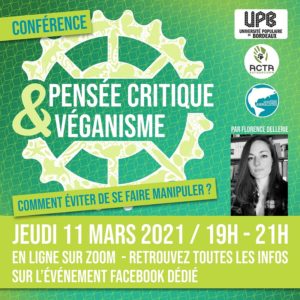 Véganisme et pensée critique avec Florence Dellerie